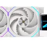 Einarex CPU Liquid Cooler 2xFans LED Display VERTEX 240mm White