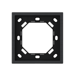 HDL Panel XELENT SERIES Black Panel Frame 1 Gang
