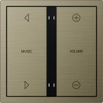HDL Panel XELENT SERIES Antique Bronze 4 Buttons (Aluminium)