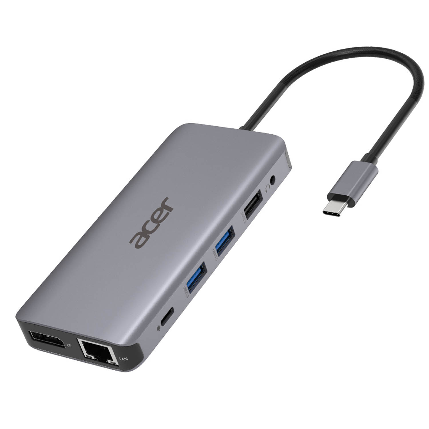 1_1790930199 Acer USB-C Hub 12-in-1 2xHDMI/DP/4xUSB/RJ45/AUDIO/PD100W - Image 1