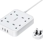 Tessan TS-202-C 4-Gang AC Extension 2m 13A with 2x USBA 1x USBC 15W