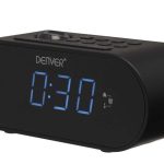 Denver AUDIO Alarm Clock Speaker with FM Radio & Time Projection CRP-717B